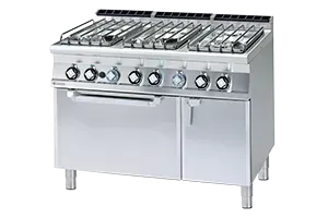 CF6-712 GV/P ﻿﻿﻿Kuchnia z piekarnikiem gazowa RM Gastro 00000968