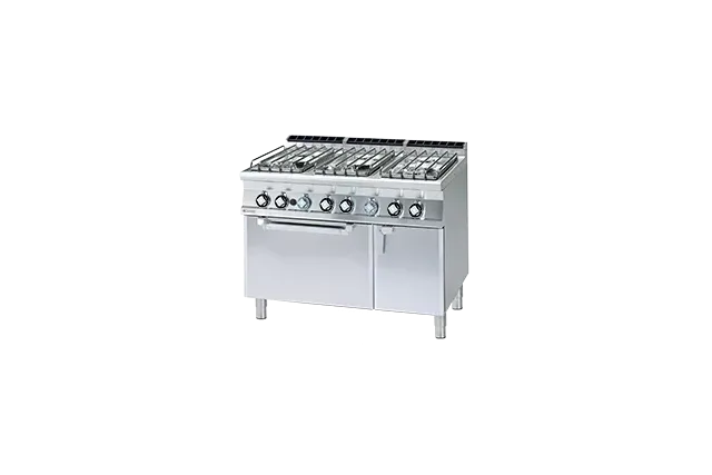 CF6-712 GV/P ﻿﻿﻿Kuchnia z piekarnikiem gazowa RM Gastro 00000968