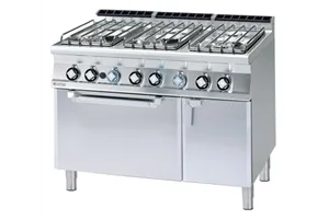 CF6-712 GETV/P ﻿﻿Kuchnia gazowa z piekarnikiem elektrycznym RM Gastro 00000970