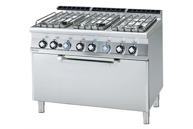 CF6-712 GE/P ﻿﻿Kuchnia gazowa z piekarnikiem elektrycznym RM Gastro 00000971