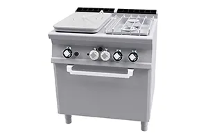 TPF2-78 G/P ﻿﻿Kuchnia żeliwna ﻿z piekarnikiem gazowa RM Gastro 00000974