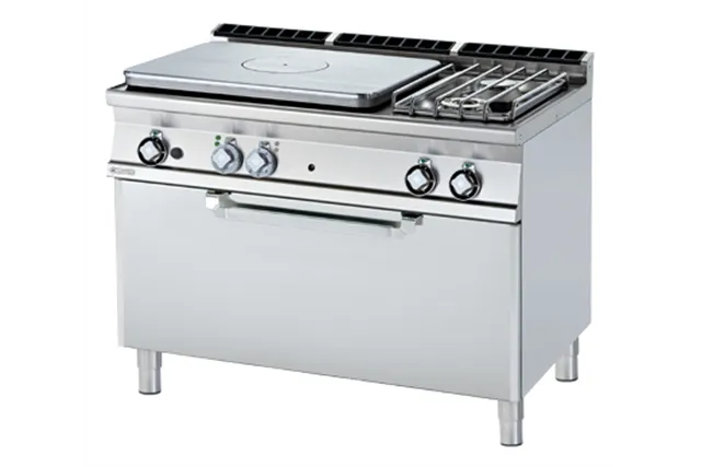 TPF2-712 G/P ﻿﻿Kuchnia żeliwna ﻿z piekarnikiem gazowa RM Gastro 00000978