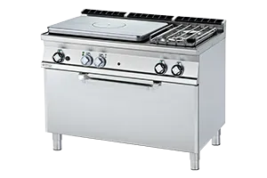 TPF2-712 GE/P ﻿﻿Kuchnia żeliwna gazowa z piekarnikiem elektrycznym RM Gastro 00000979