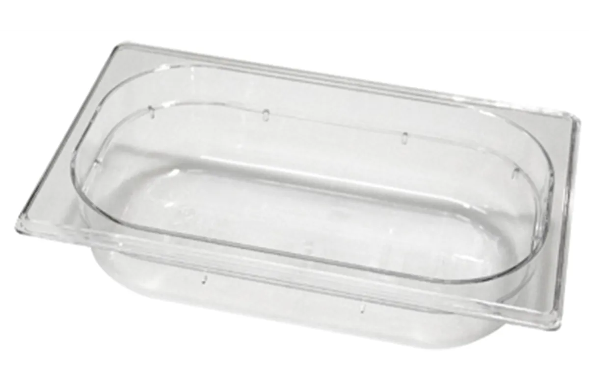 GNP - 1/3-100 ﻿Pojemnik gastronomiczny GN 1/3 z poliwęglanu Red Fox 00001830