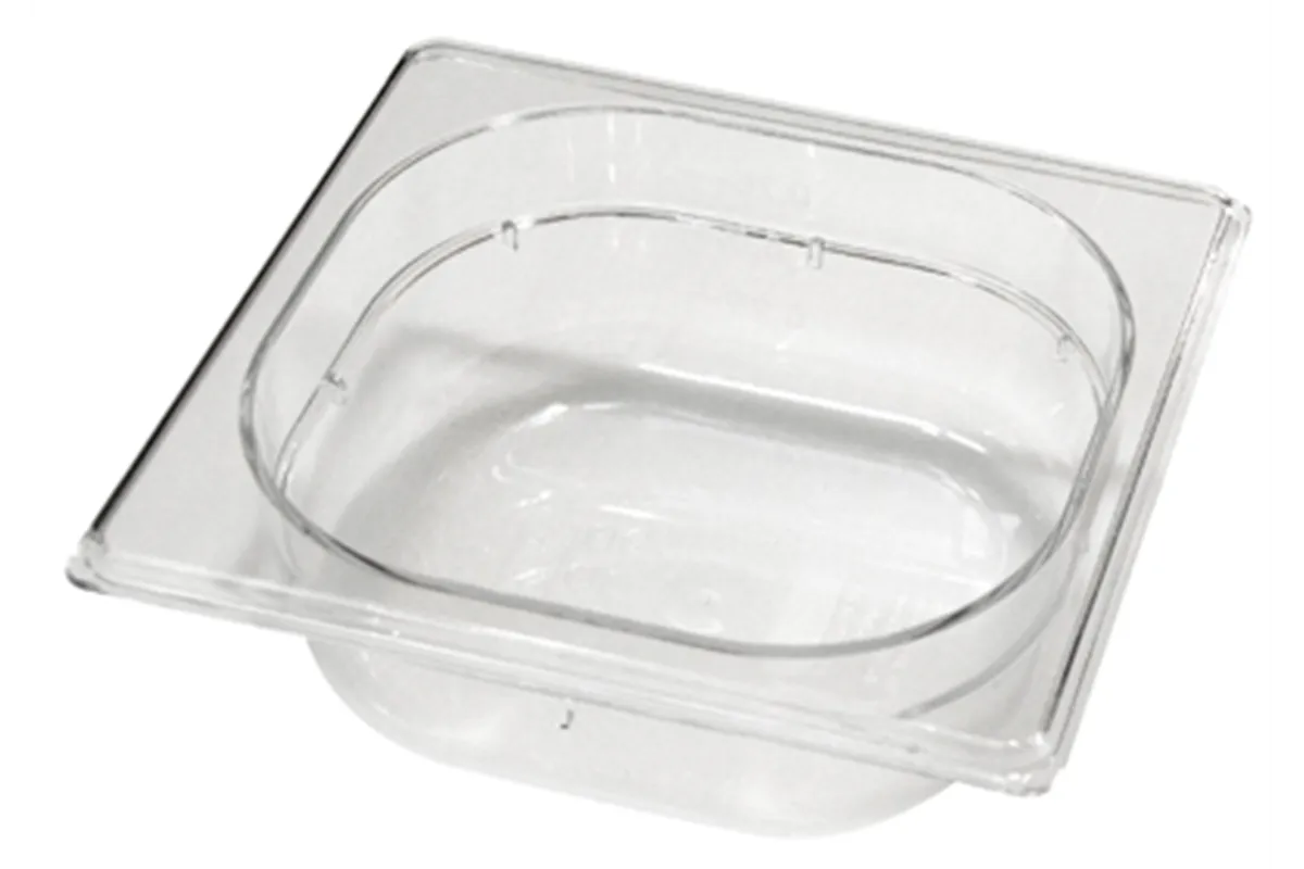 GNP - 1/6-100 ﻿Pojemnik gastronomiczny GN 1/6 z poliwęglanu Red Fox 00001838