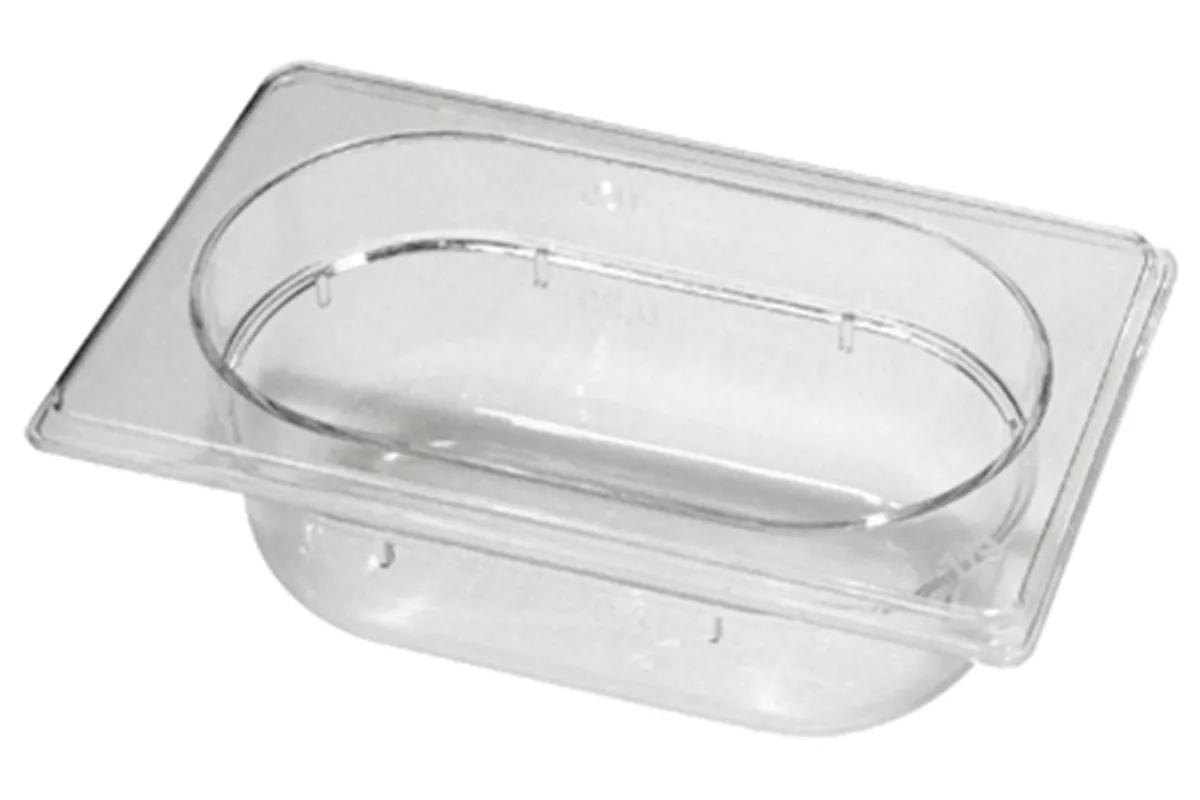 GNP - 1/9-65 ﻿Pojemnik gastronomiczny GN 1/9 z poliwęglanu Red Fox 00001841
