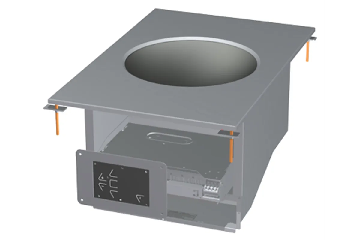 PCIWD-64 ET ﻿﻿Kuchnia stołowa indukcyjna ﻿WOK elektryczna RM Gastro 00016728