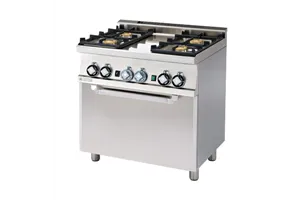 CF4-68 GEM ﻿﻿Kuchnia gazowa z piekarnikiem elektrycznym RM Gastro 00000669