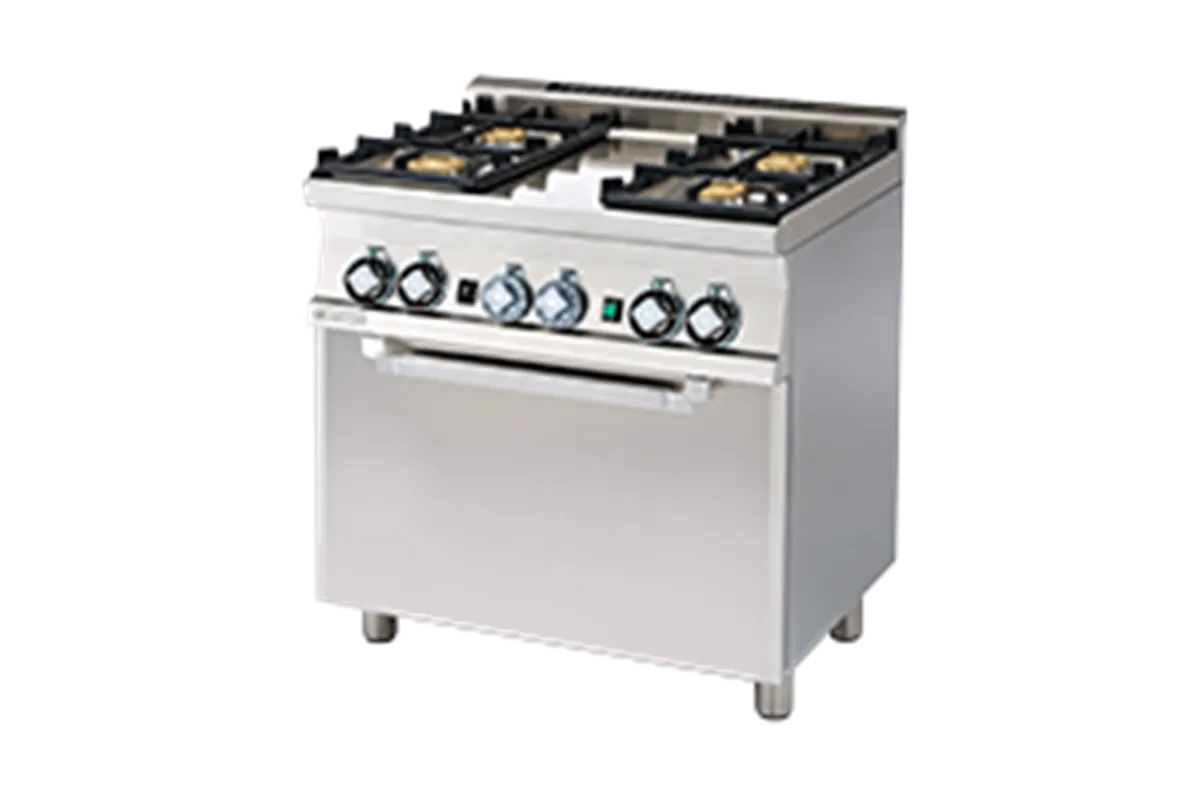 CF4-68 G ﻿﻿Kuchnia gazowa z piekarnikiem RM Gastro 00000672