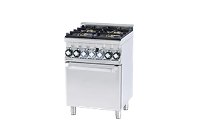 CFM4-66 GEM ﻿﻿Kuchnia gazowa z piekarnikiem elektrycznym RM Gastro 00000670