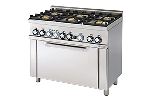 CF6-610 G ﻿﻿Kuchnia gazowa z piekarnikiem RM Gastro 00000673