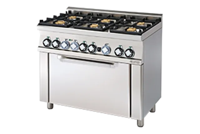 CF6-610 G ﻿﻿Kuchnia gazowa z piekarnikiem RM Gastro 00000673