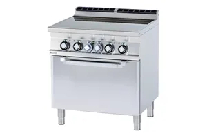 CFVC4-78 ET ﻿﻿Kuchnia elektryczna ceramiczna z piekarnikiem RM Gastro 00010050