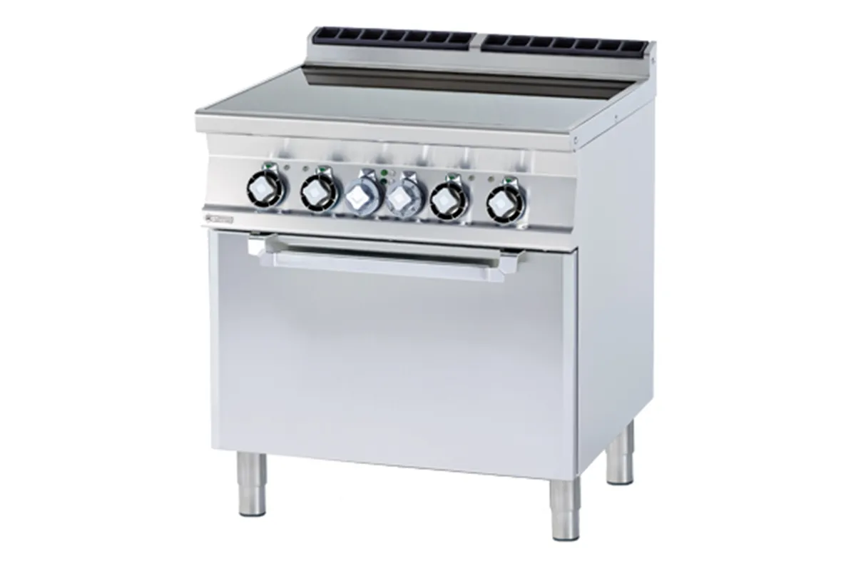 CFVC4-78 ET ﻿﻿Kuchnia elektryczna ceramiczna z piekarnikiem RM Gastro 00010050