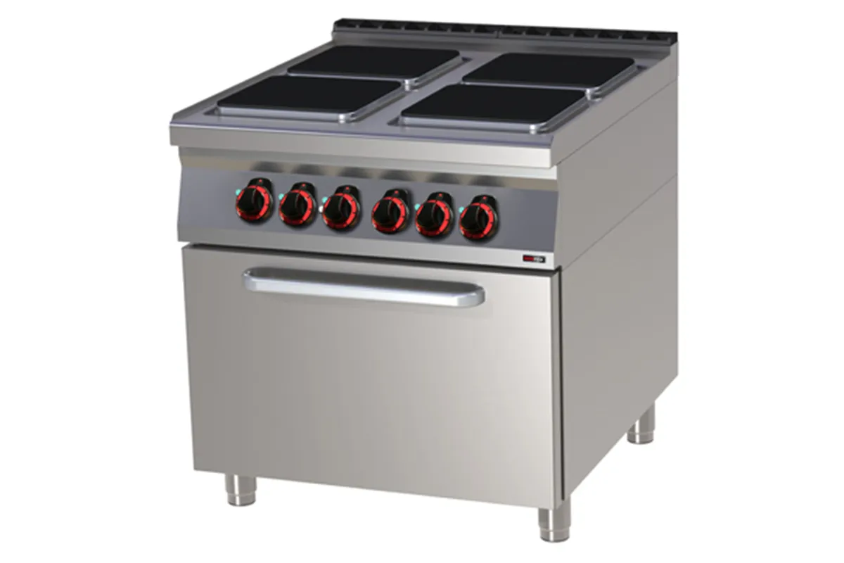 SPQT 90/80 - 21 E ﻿Kuchnia elektryczna z piekarnikiem Red Fox 00020461