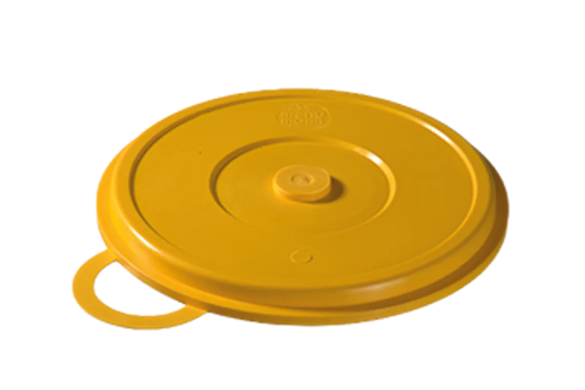 Pokrywka syntetyczna żółta do talerza obiadowego z uchwytem Red Fox 00022476