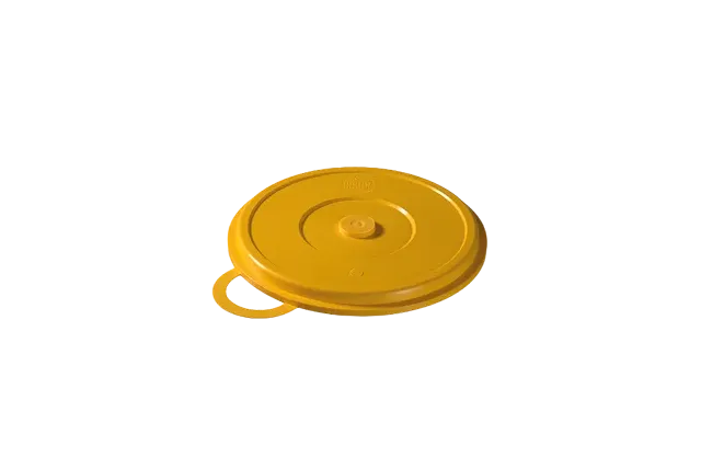 Pokrywka syntetyczna żółta do talerza obiadowego z uchwytem Red Fox 00022476