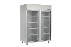 LS - 140 SV ﻿﻿Szafa chłodnicza przeszklona dwudrzwiowa GN 2/1 RM Gastro 00024046