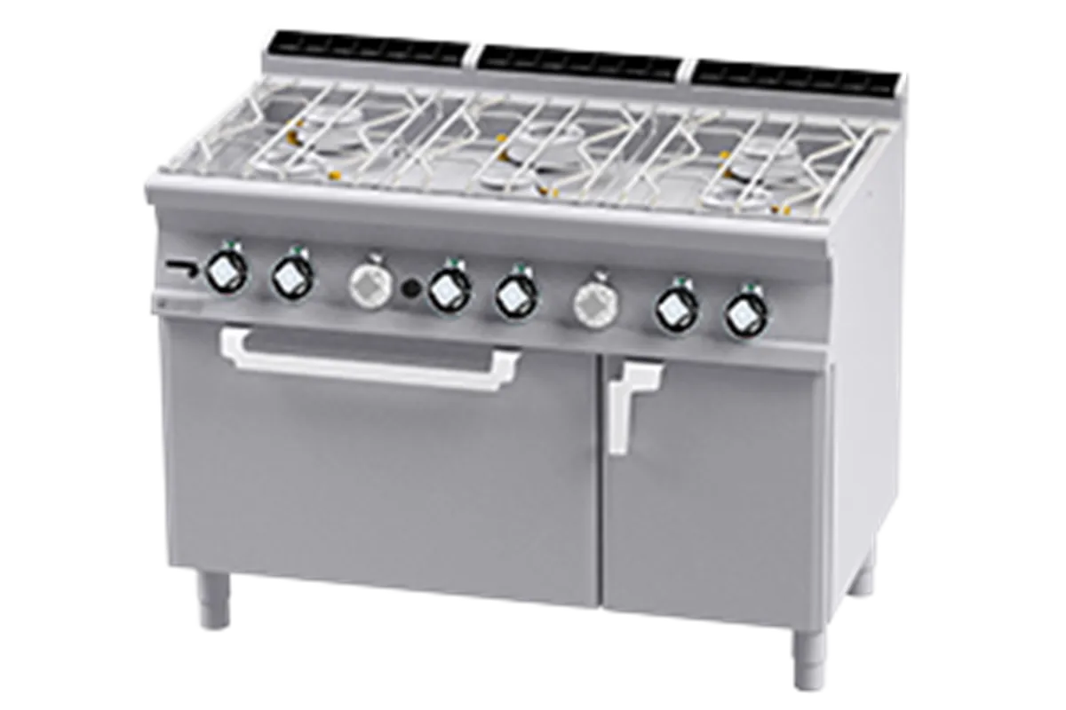 CFA6-712 GPV ﻿﻿Kuchnia wodna ﻿z piekarnikem gazowa RM Gastro 00024073