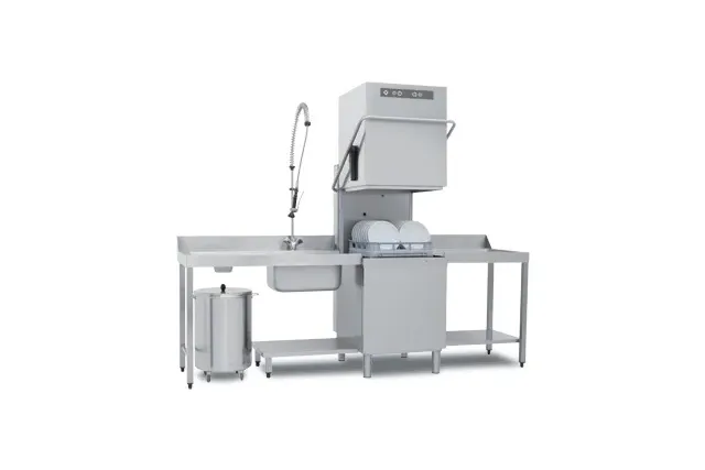 NT102 ABT ﻿﻿Zmywarka do naczyń i szkła z pompą wspomagającą płukanie RM Gastro 00025610