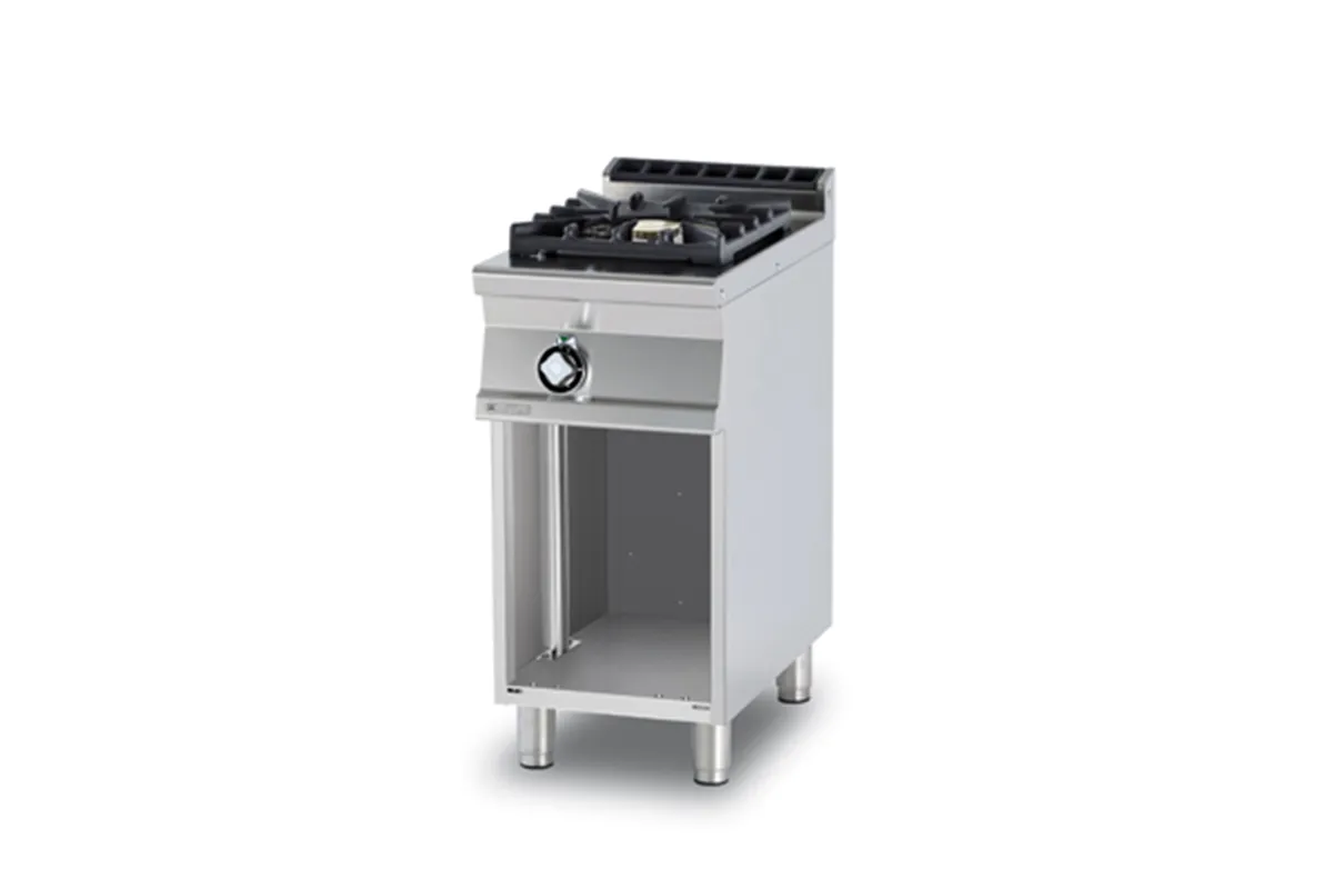 PC1- 74 G ﻿﻿Kuchnia gazowa z szafką RM Gastro 00026842