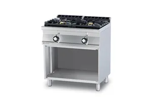 PC2- 78 G ﻿﻿Kuchnia gazowa z szafką RM Gastro 00026843