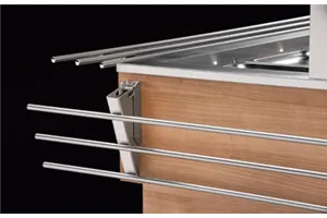 SCOSPAVSQX8+ ﻿﻿Półka z profili, nierdzewna do witryn SQ RM Gastro 00027019