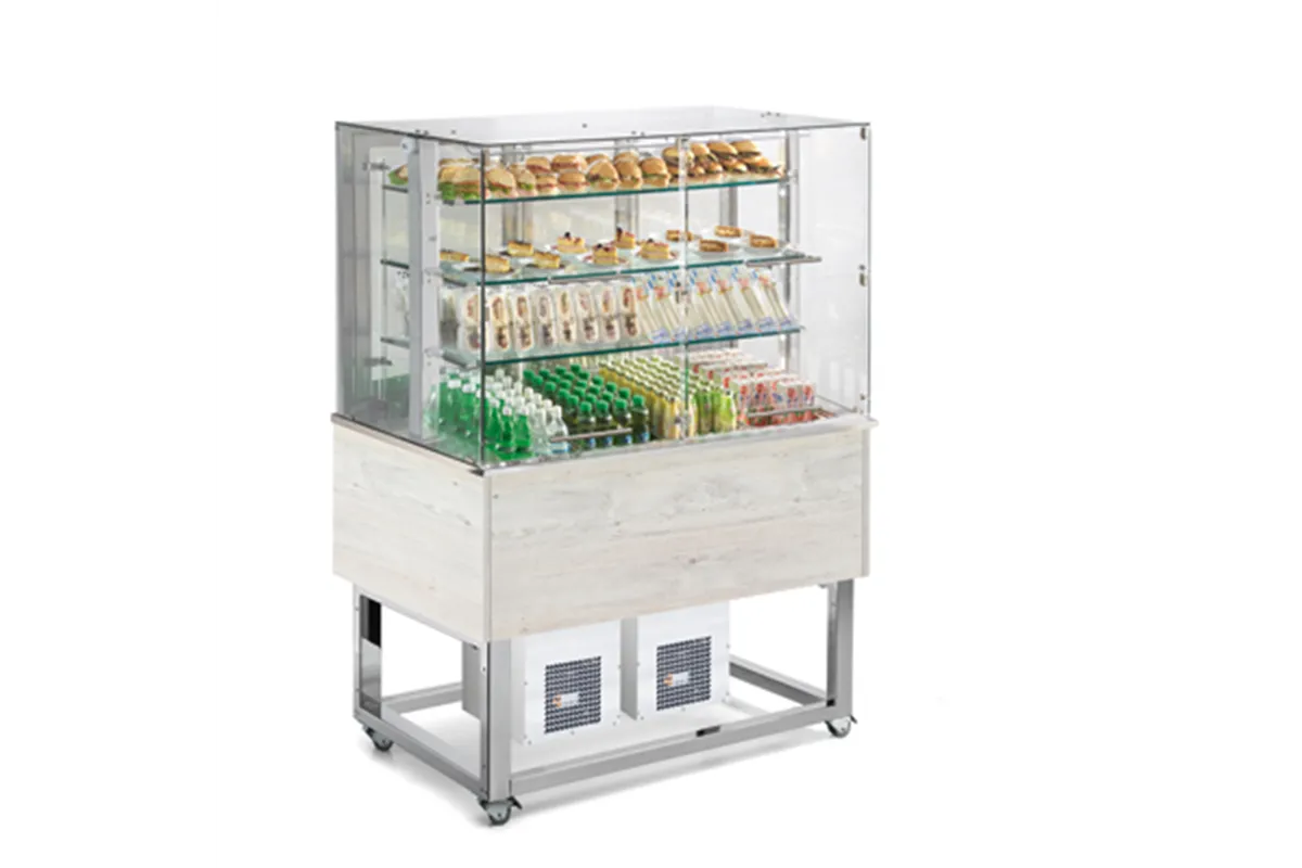 ES Platinium+ 3 RAL DS ﻿﻿Witryna chłodnicza Red Fox 00027234