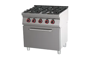 SPT 70/80 11 GE ﻿Kuchnia gazowa z piekarnikiem elektrycznym Red Fox 00027271