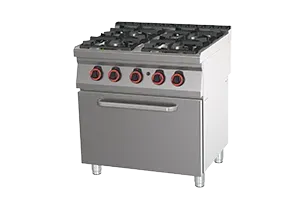 SPT 70/80 21 G ﻿Kuchnia gazowa z piekarnikiem Red Fox 00027272