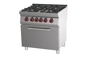 SPT 70/80 21 GE ﻿Kuchnia gazowa z piekarnikiem elektrycznym Red Fox 00027273