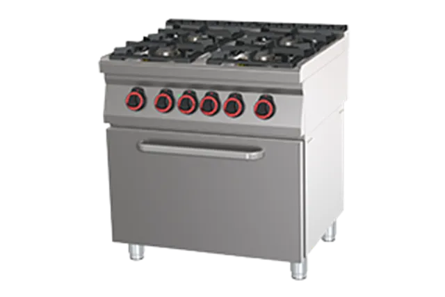 SPT 70/80 21 GE ﻿Kuchnia gazowa z piekarnikiem elektrycznym Red Fox 00027273