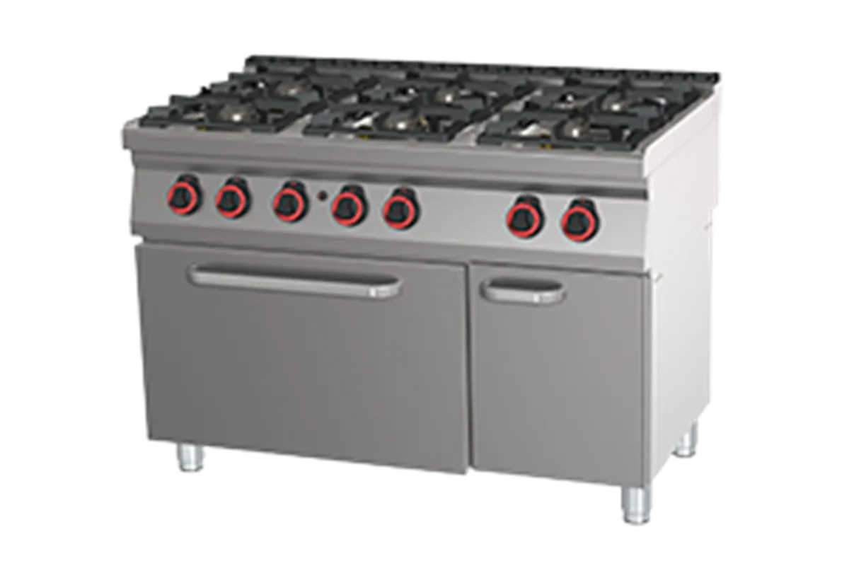 SPT 70/120 21 G ﻿Kuchnia gazowa z piekarnikiem Red Fox 00027274