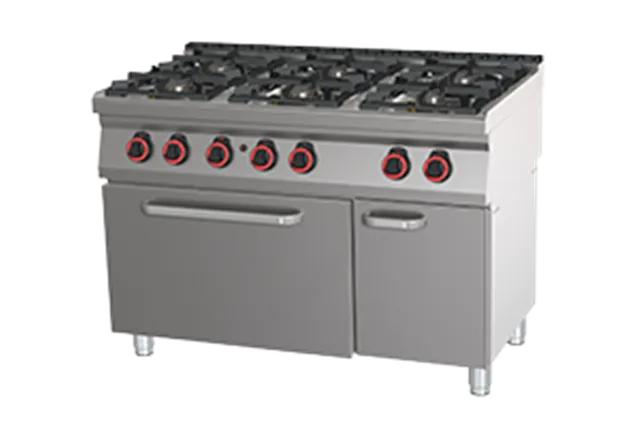 SPT 70/120 21 G ﻿Kuchnia gazowa z piekarnikiem Red Fox 00027274