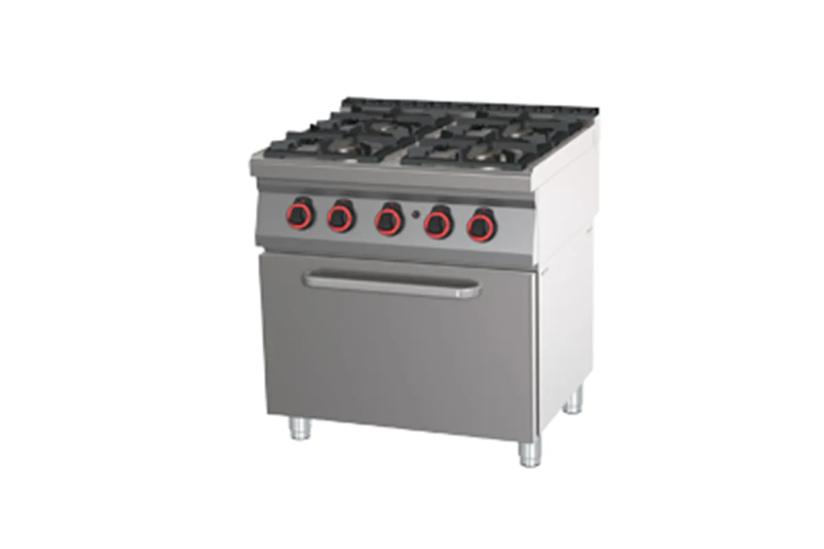 SPBT 70/80 21 G ﻿Kuchnia gazowa z piekarnikiem Red Fox 00027276