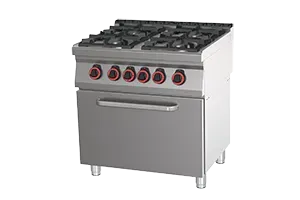 SPBT 70/80 21 GE ﻿Kuchnia gazowa z piekarnikiem elektrycznym Red Fox 00027277