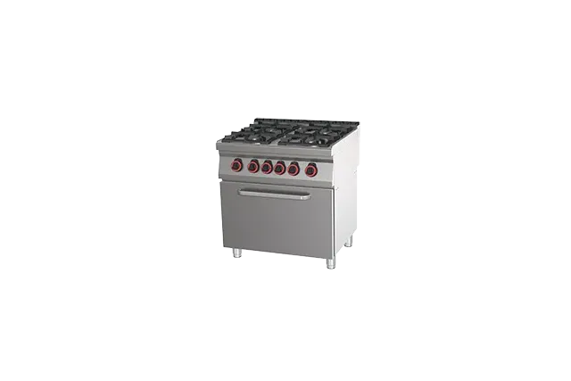 SPBT 70/80 21 GE ﻿Kuchnia gazowa z piekarnikiem elektrycznym Red Fox 00027277