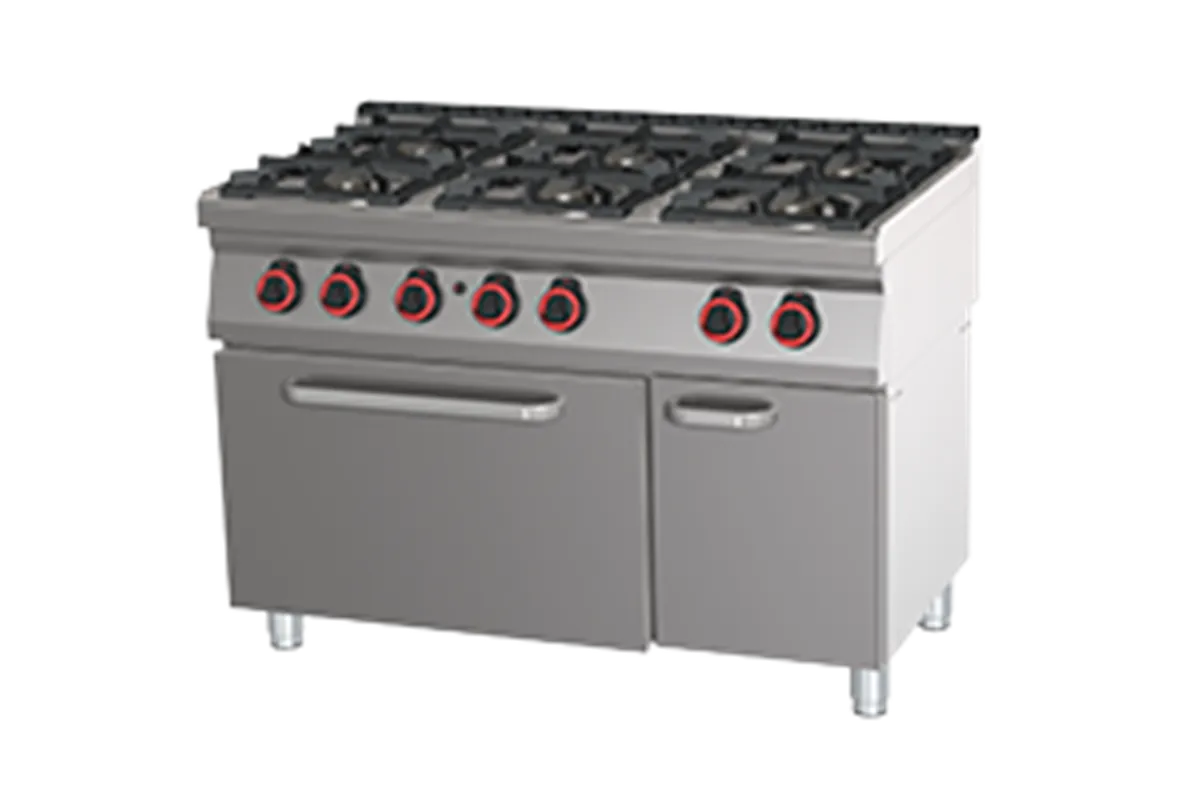 SPBT 70/120 21 G ﻿Kuchnia gazowa z piekarnikiem Red Fox 00027278