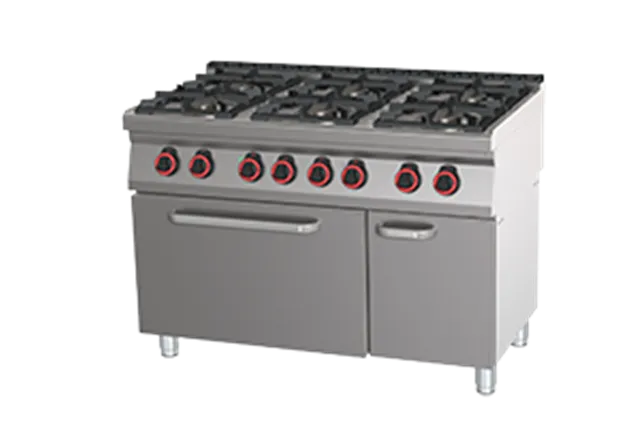 SPBT 70/120 21 GE ﻿Kuchnia gazowa z piekarnikiem elektrycznym Red Fox 00027279