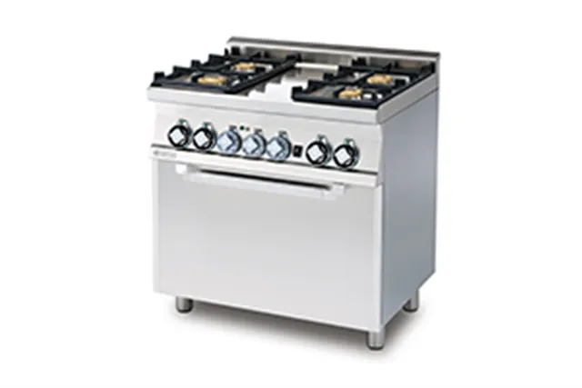 CFM4-68 GEM ﻿﻿Kuchnia gazowa z piekarnikiem elektrycznym RM Gastro 00028259