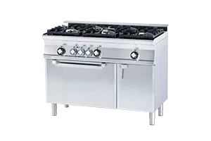 CFM3-612 GEMV WOK ﻿﻿Kuchnia gazowa WOK z piekarnikiem elektrycznym RM Gastro 00028268