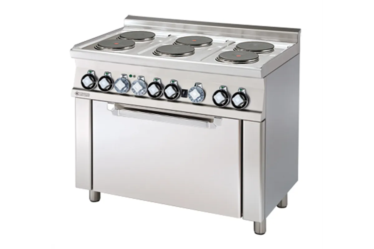 CFM6-610 ET ﻿﻿Kuchnia elektryczna z piekarnikiem RM Gastro 00028270