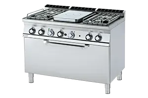 TPF4-712 G/P ﻿﻿﻿Kuchnia żeliwna ﻿z piekarnikiem gazowa RM Gastro 00028294