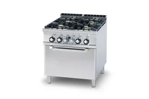 CFV4-98 GE ﻿﻿Kuchnia gazowa z piekarnikiem elektrycznym RM Gastro 00028318