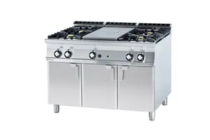 TP4-912 G ﻿﻿Kuchnia żeliwna z ﻿szafką gazowa RM Gastro 00028331