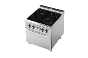 CFVC4-98 ET ﻿﻿Kuchnia ﻿ceramiczna z piekarnikiem elektryczna RM Gastro 00028335