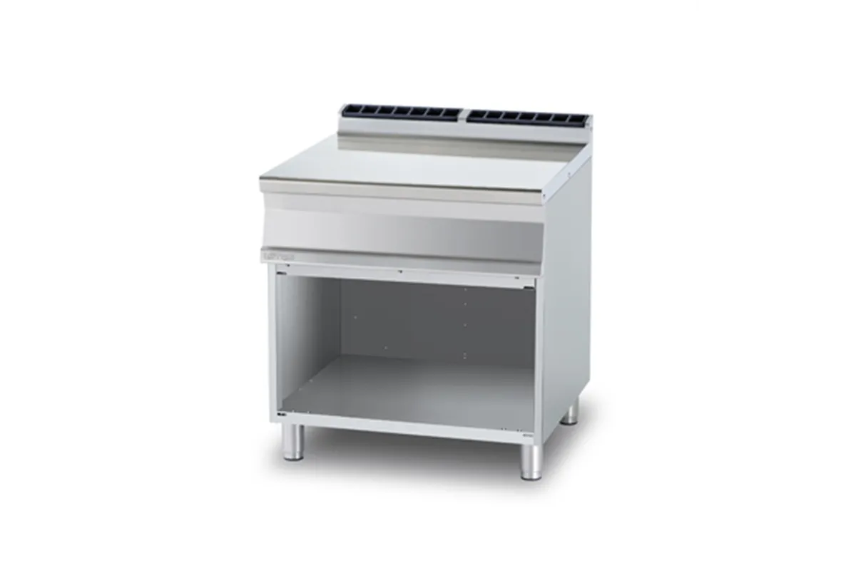 PLS-98 ﻿﻿Płyta ﻿robocza z szafką, bez szuflady RM Gastro 00028351