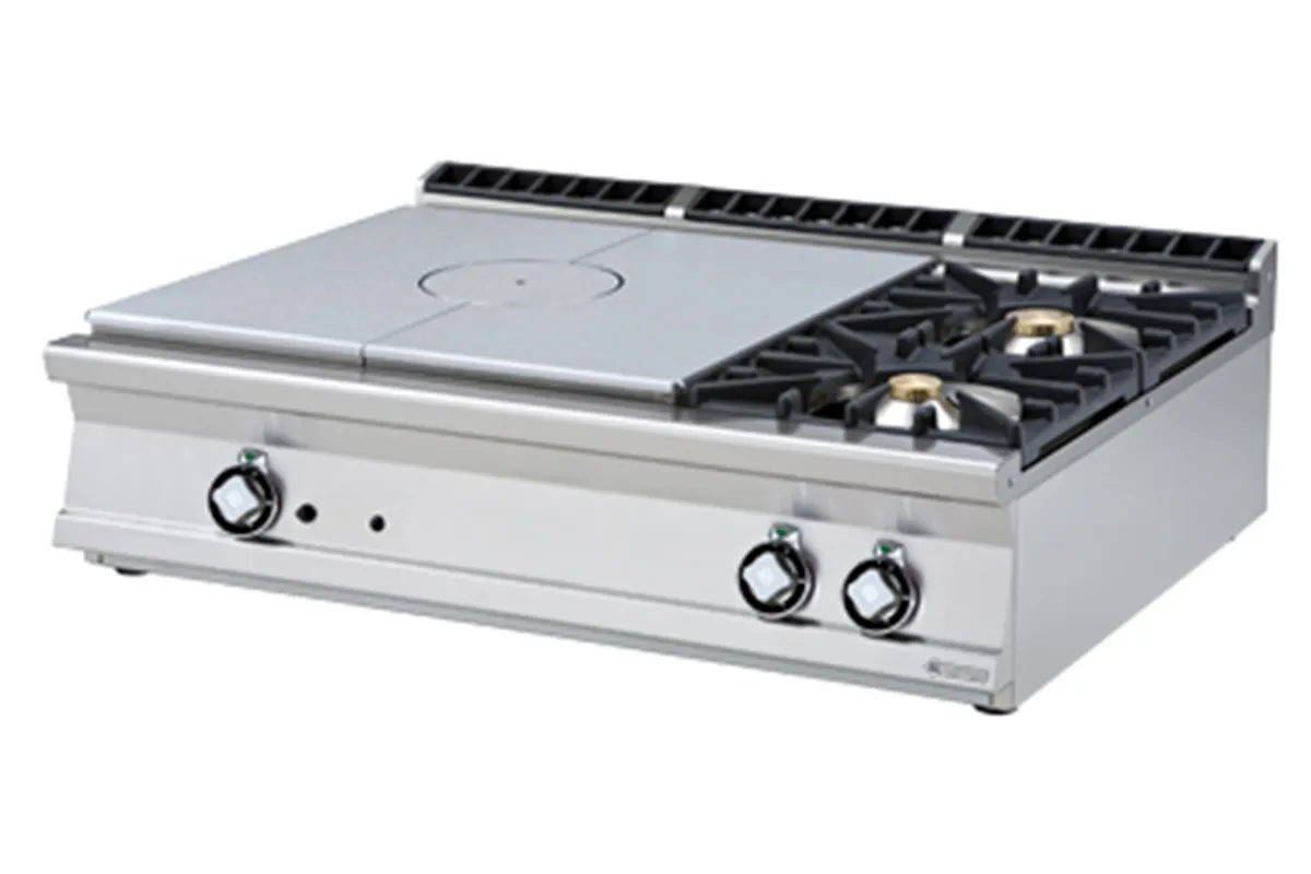TP2T-912 G ﻿﻿Kuchnia ﻿żeliwna gazowa RM Gastro 00028480