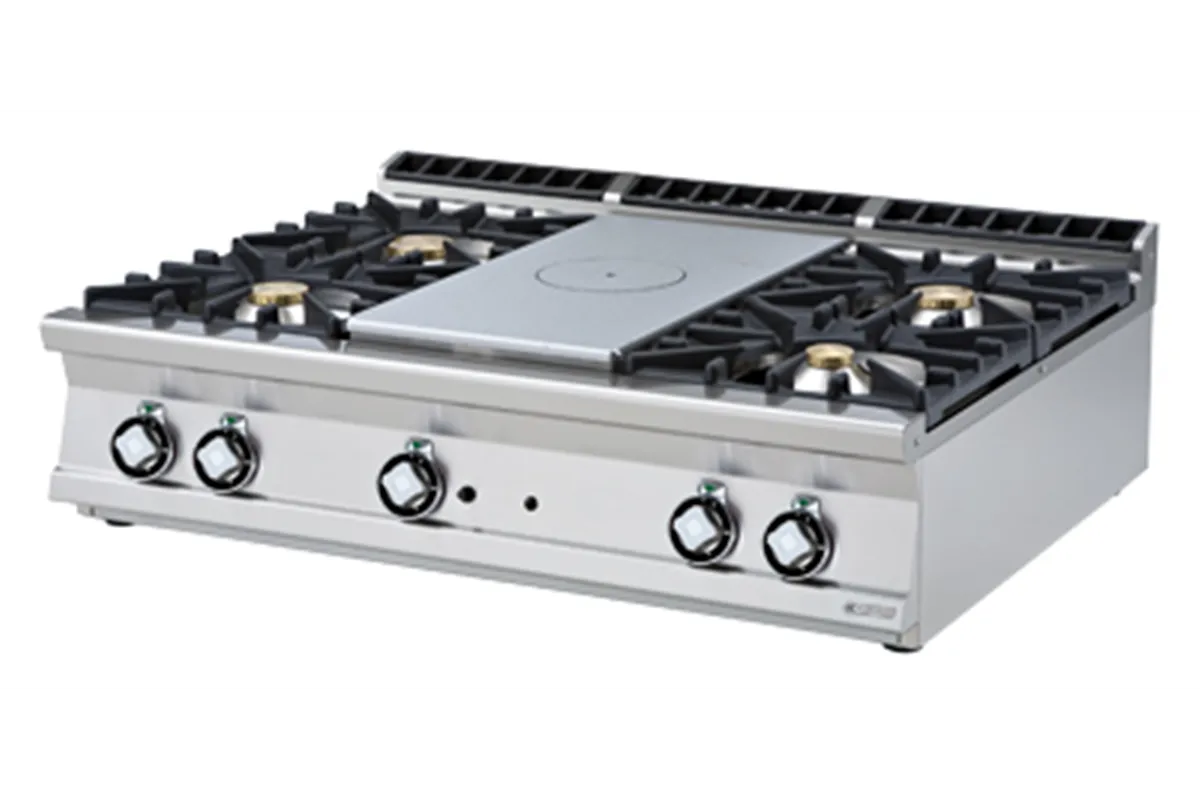 TP4T-912 G ﻿﻿Kuchnia ﻿żeliwna gazowa RM Gastro 00028482