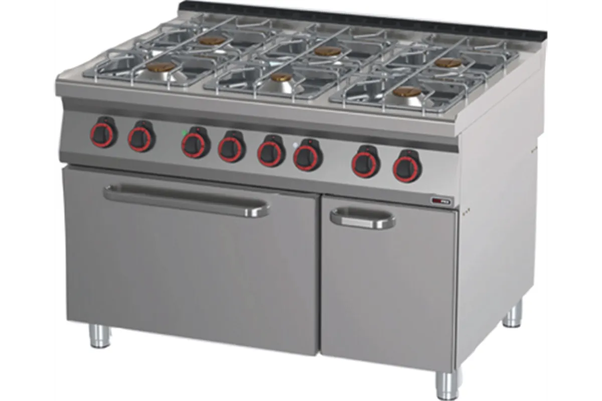 SPT 90/120 - 21 G ﻿Kuchnia gazowa z piekarnikiem Red Fox 00028586